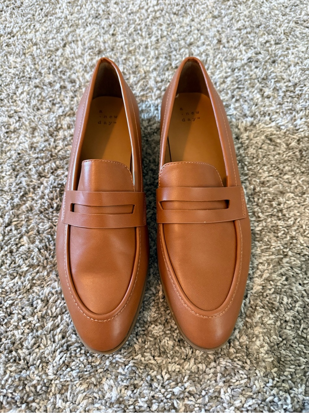 Classic Tan Leather Penny Loafers